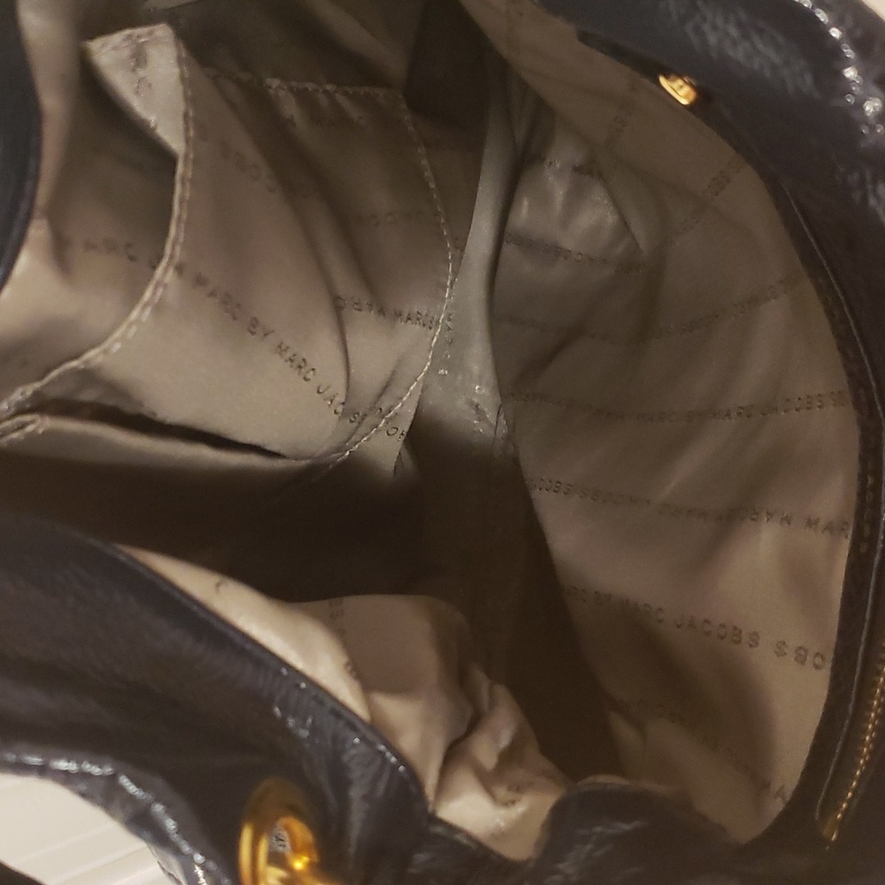 Marc by Marc Jacobs Hillier Hobo Navy Patent leather - Picture 8 of 11